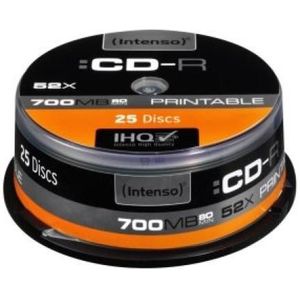 Printable CD-R Intenso 1801124 52X700 Mb 25 Stuks