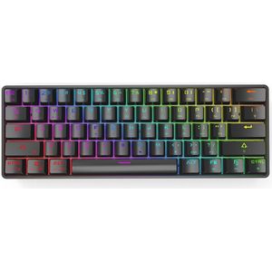 60% Mechanische Toetsenbord 61 Key Bedrade/Draadloze Dual Mode Kantoor/Game Toetsenbord Blauw/Rood/Thee/zwarte Schakelaar Rgb Backlit Voor Pc Laptop