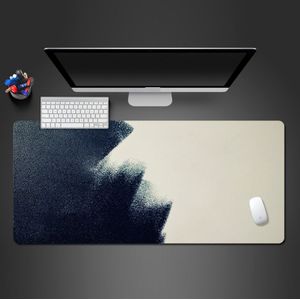 Zwart En Wit Interlaced Mousepad Eenvoudige Fantasierijke Art Mousepad Stijlvolle Computer Desktop Pad Grote Game Matten