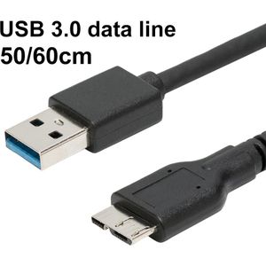 Usb 3.0 Een Mannelijk Naar Micro B Male Data Sync Kabel Snelle Snelheid USB3.0 Cord Voor Externe Harde Schijf Disk hdd Samsung S5 S4 Note 3