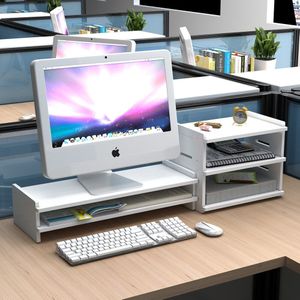 Desktop Tafel Organizer Shelf Monitor Stand Riser Computer Scherm Riser Laptop Opslag Rack Stand Houder Voor Notebook Tv