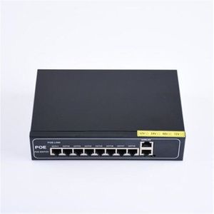 ANDDEAR-48v 8 port gigabit unmanaged poe switch 8*100 mbps POE poort; 2*100 mbps UP Link poort; 1*100 mbps SFP poort