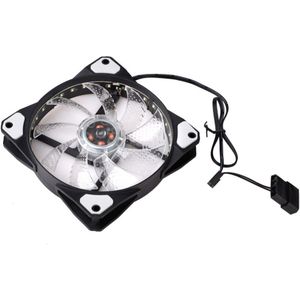 LED Ventilator Verlichting Verstelbare Kleur Fan 120mm LED PC Computer Cooling Koeler Stille Case Fan Controller