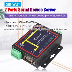 TXI038 Seriële Naar Ethernet Converter Adapter RS232 RS485 Naar Tcp/Ip Serial Device Server Modbus Ondersteuning Tcp/Rtu/Udp modus