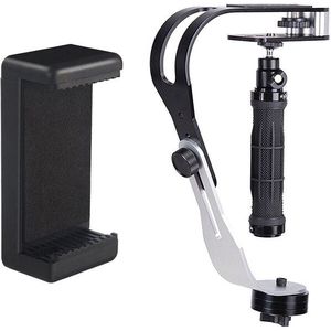 Aluminium Mini Handheld Digitale Camera Stabilizer Met Statief Video Steadicam Mobiele Dslr Motion Dv Steadycam Voor Gopro Dji