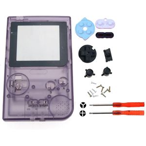 Jcd Transparant Clear Kleur Behuizing Shell Vervanging Voor Gameboy Gbp Pocket Game Console Voor Gbp Shell Case Met Knoppen Kit