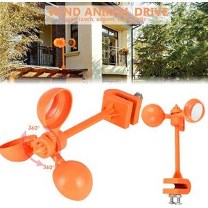 360 Graden Wind Dier Drive Vogel Kraai Repeller Scarer Tuin Gazon Outdoor Gebruik Bird Repellent Outdoor Duif Gazon Ontworming Tool