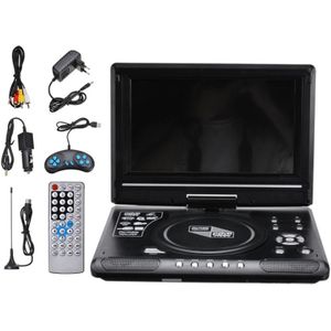 -9.8 Inch Draagbare Thuis Auto Dvd-speler Vcd Cd Game Tv Speler Usb Radio Adapter Ondersteuning Fm Radio ontvangst-Eu Plug