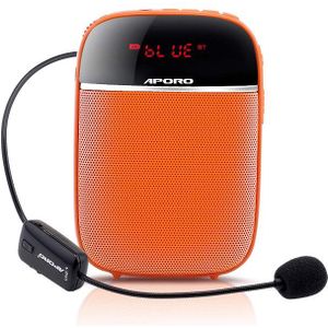 Draadloze Bluetooth Megafoon Draagbare 10W Voice Versterker Headset Microfoon Mini Draagbare Muziekspeler Voor Onderwijs
