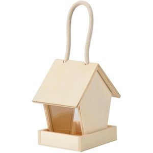 Houten Wilde Vogel Feeder Outdoor Vogel Feeders Voedsel Container Opknoping Tuinhuisje Vogel Feeder Voor Tuin Decoratie