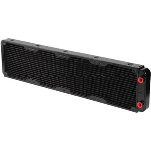 480Mm 18 Buizen Aluminium Computer Led Cpu Waterafvoer Vloeistof Warmtewisselaar G1/4 Draad Radiator Aluminium Rechte koeling (T