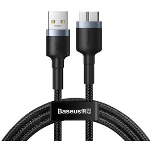 Baseus Usb 3.0 Naar Micro B Kabel 5 Gb Snelle Usb Type Een Micro-B Data Kabel Voor Samsung s5 Note 3 Hdd Externe Harde Schijf Schijf Cord