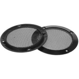 2 Stuks Beschermende Speaker Cover Metalen Koudgewalst Stalen Grille Grills Decoratieve Cirkel Diy Speaker Accessoires Voor Auto Audio