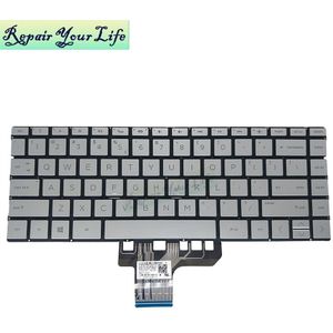Laptop Toetsenbord Voor Hp Pavilion 13-Een 13-an0000 13-an1000 13-an0065tu Us Engels La Latin Sp Layout Zwart Met Wit backlight