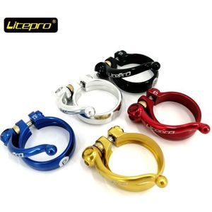 Litepro 41 Mm 40 Mm Zadelpennen Klemmen Aluminium Zwart-Rood-Goud-Zilver-Blauw Vouwfiets elektrische Fiets Zadelbuisklem