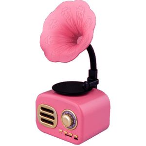 Retro Mini Radio Draagbare USB Bluetooth Speaker Ondersteuning Kaart Vintage AM FM Ontvanger Pocket Kortegolf Home Stereo #2