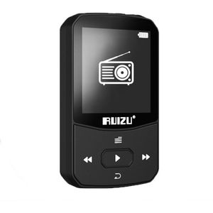 Ruizu X52 Sport Bluetooth4.2 MP3 Speler Clip Mini Ondersteuning Fm,