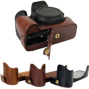 Draagbare PU leather Case tas Voor Canon EOS 5D3 5D4 5D III 5DIV 5DSR 5D Mark IV Camera Half cover lichaam Bodem Shell