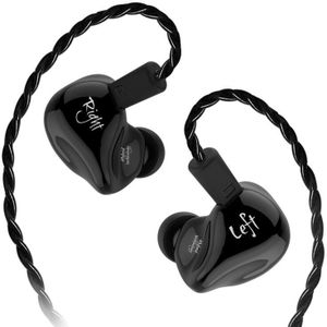 Kz ZS4 Hifi Sport In-Ear Oortelefoon Dynamische Driver Noise Cancelling Headset Met Microfoon Vervanging Kabel ZS10 Pro ZS3 s1 S2