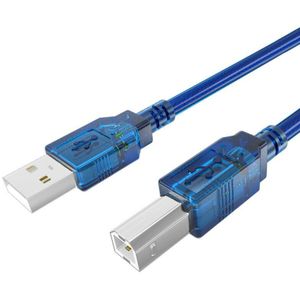 Usb 2.0 Printer Kabel USB2.0 Type A Naar B Male Dual Afscherming Scanner Cord Voor Hp Canon Epson Dell USB-B 1.5 3M 5 10M 15 20 M