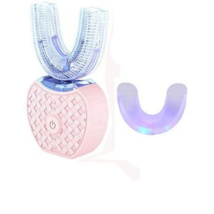 360 Graden Automatische Elektrische Tandenborstel Oplaadbare Sonic Tandheelkundige Tandenborstel Usb Siliconen Opzetborstels Oral Care Smart U Type