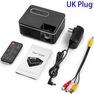 S361 Thuis Mini Draagbare Pocket Projector Hd 1080P Film Video Home Theater Hdmi Vga Av Tt Huis Projector Zonder batterij