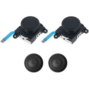 Yuxi 2 Pcs 3D Analoge Joystick Voor Nintend Schakelaar Ns Vreugde Con Controller Met Thumb Stick Grip Cap Voor Joycon links Rechts Sticks