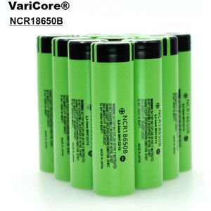 Varicore Originele 18650 3400Mah NCR18650B Oplaadbare Batterij 3.7 V Voor Panasonic Laptop Batterijen