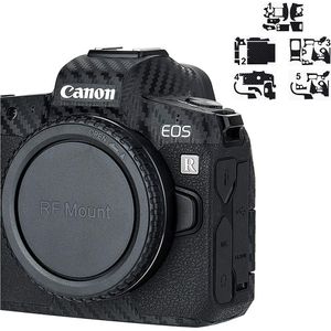 Camera Body Skin Carbon Sticker Film Kit Decoratie Bescherming Voor Canon Eos R6 R Rp R5 M6 Mark Ii 200D 250D SL2 SL3