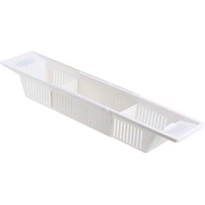 Bad Caddy Lade Mand Intrekbare Multifunctionele Badkamer Opslag Beugel Afvoer Plank Rack Bad Speelgoed Organizer Voor Badkamer