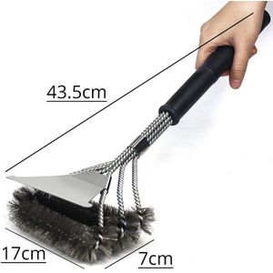 Grill Brush and Scraper, Best BBQ Cleaner, Perfect Tools for All Grill Types, Including Weber, Ideal Barbecue Accessories