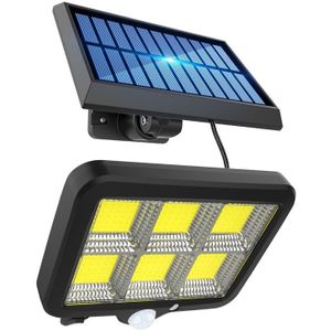 120 Cob Led Solar Light Solar Lamp Met Bewegingssensor Outdoor Tuin Spotlight Solar Powered Muur Lamp Voor Straat Pad binnenplaats