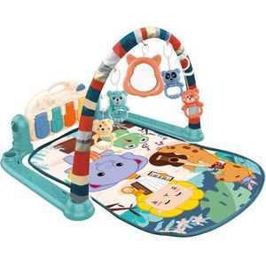 Baby Speelkleed Gym Speelgoed Gaming Tapijt 0-36 Maanden Zachte Verlichting Rammelaars Kinderen Muziek Mat Blauw Roze baby Educatief Speelgoed