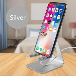 Verstelbare Hoek Telefoon Stand Desk Houder Voor Iphone 11 7 8 X Se Voor Samsung S20 Plus Metalen Tablet Telefoon beugel Voor Ipad Pro