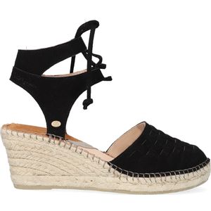 Fred De La Bretoniere - 153010202 - Espadrilles - Zwart - Suède - Dames