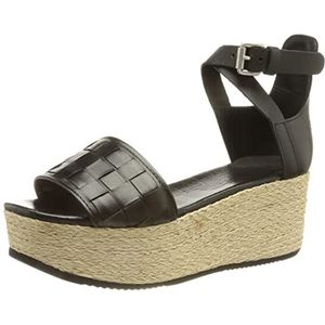 Shabbies Amsterdam Shs0842 Damessandalen, zwart, 38 EU