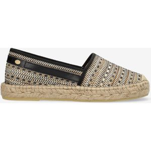 Fred De La Bretoniere Espadrille Beige Zwart - Maat 36