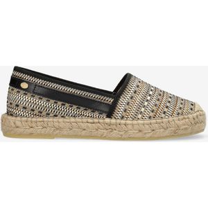 Fred De La Bretoniere Espadrille Beige Zwart