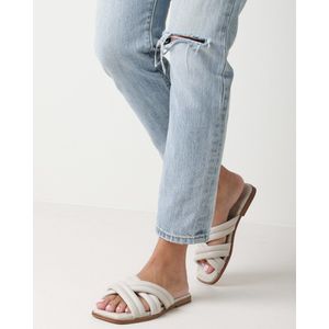 Shabbies Amsterdam 170020249 Slippers - Offwhite - Maat 39