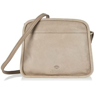 Fred de la Bretoniere Women's FRB0413 Crossbody Soft Grain Leather Bag, Taupe