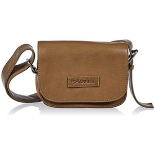 Shabbies Dames SHB0343 Crossbody Vegetable Tanned Leather, 7002., Small