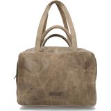 Shabbies Amsterdam Dames SHB0359 handtas Groeitable Tann, Grijs, M, grijs, Medium