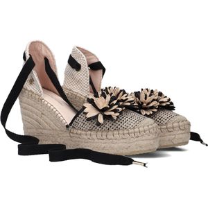 Fred De La Bretoniere 153010283 Espadrilles - Zomer Schoenen - Dames - Zwart - Maat 37