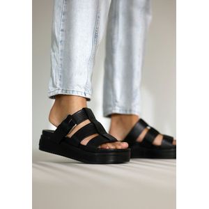 Shabbies 170020404 Shs1406 Slippers - Dames - Zwart