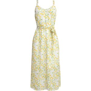 Smashed Lemon - 25011 - Midi Strappy Jurk - Citroenprint