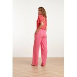 Smashed Lemon - T-shirt - Rood - Katoen - Dames