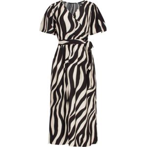 Smashed Lemon - Midi Jurk - Zebrastijl Print