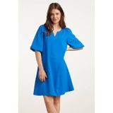 Smashed Lemon 25152 balloon sleeve kort jurkkobalt |