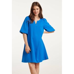 Smashed Lemon 25152 balloon sleeve kort jurkkobalt |