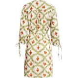 Smashed Lemon - 25355 - Jurk - Aztec-print - Aardetinten